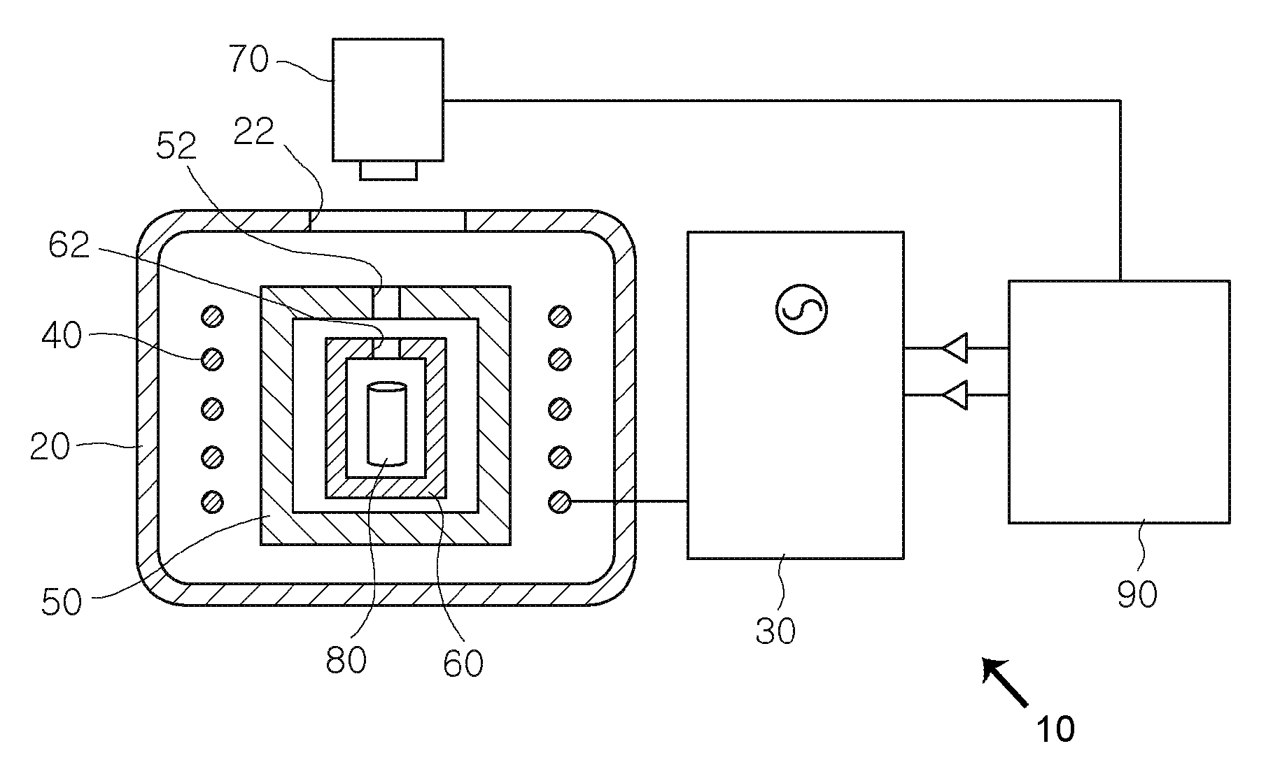 High-Frequency Inductive Heating Apparatus and Pressure-Less Sintering Method Using the Same