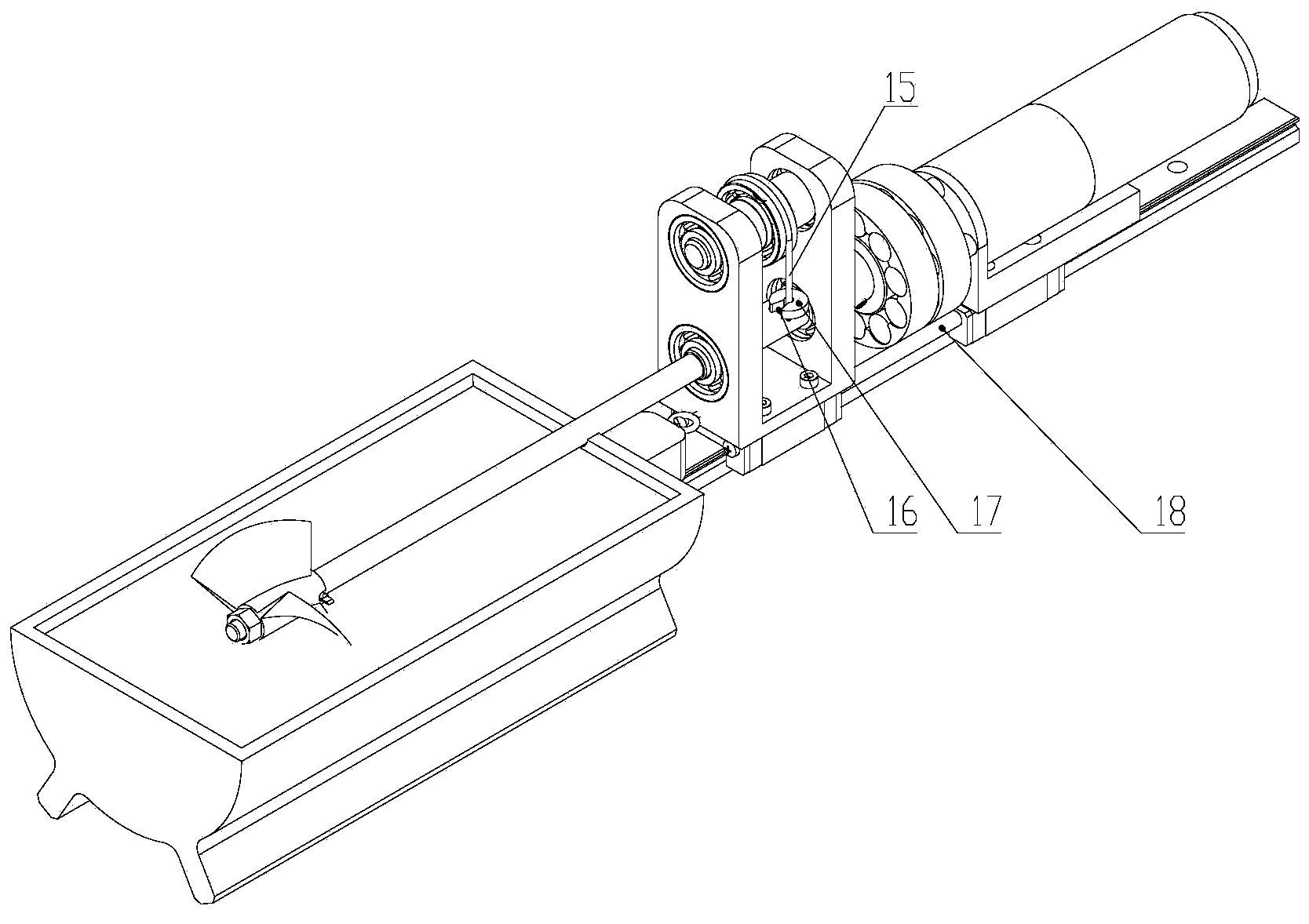 Device for measuring thrust force of propeller and magnetic transmission torque