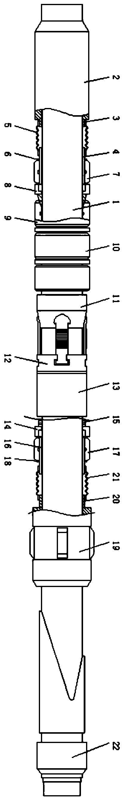 Simple repair type water injection well packer