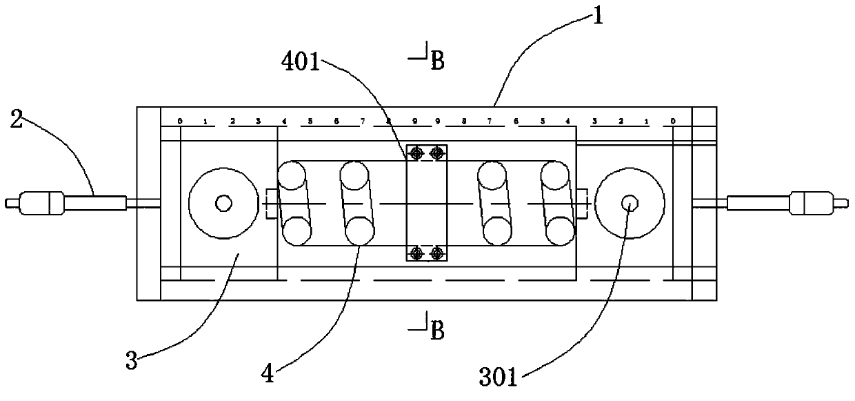 High-precision adjustable assembling device of chain wheels