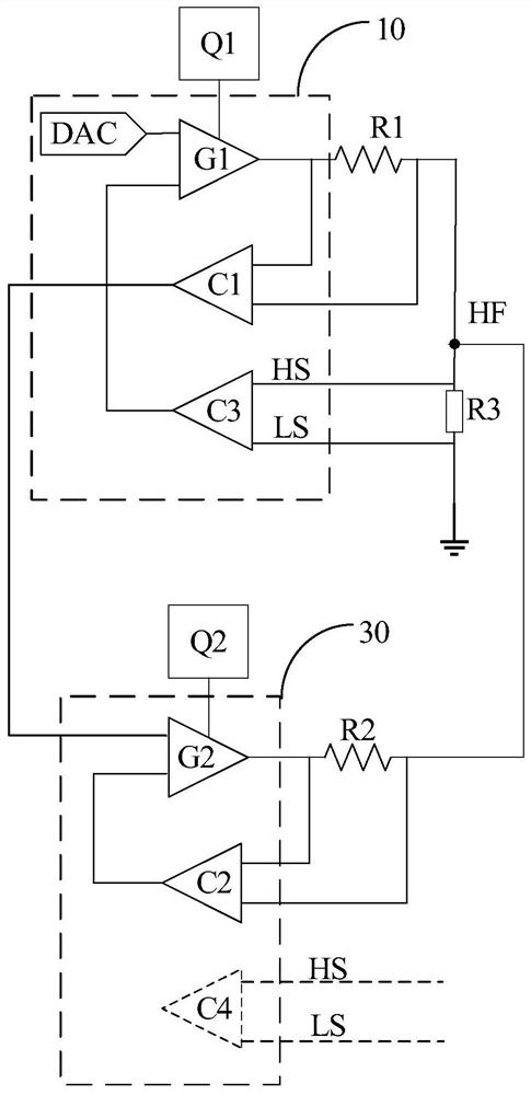 Current sharing circuit of parallel power supply, power supply module and integrated circuit test system