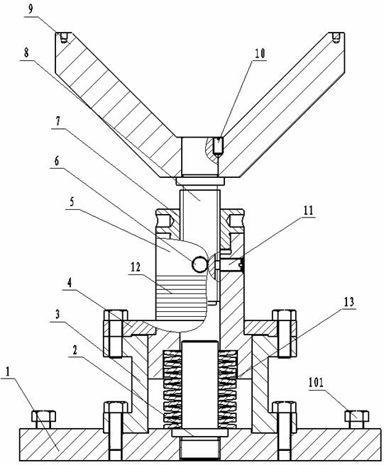 Free gravity tempering support for artillery long pipe parts