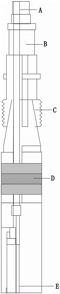 A hole-adjusting and pressure-changing downhole choke