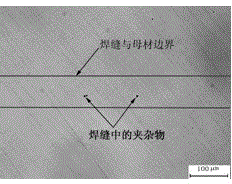 Quality control method for high-frequency resistance welded pipe welding area