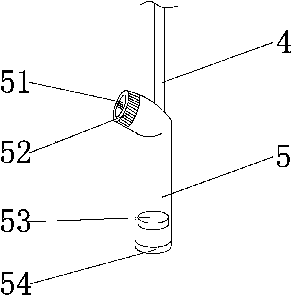 Umbrella for monitoring fiber waveguide air index