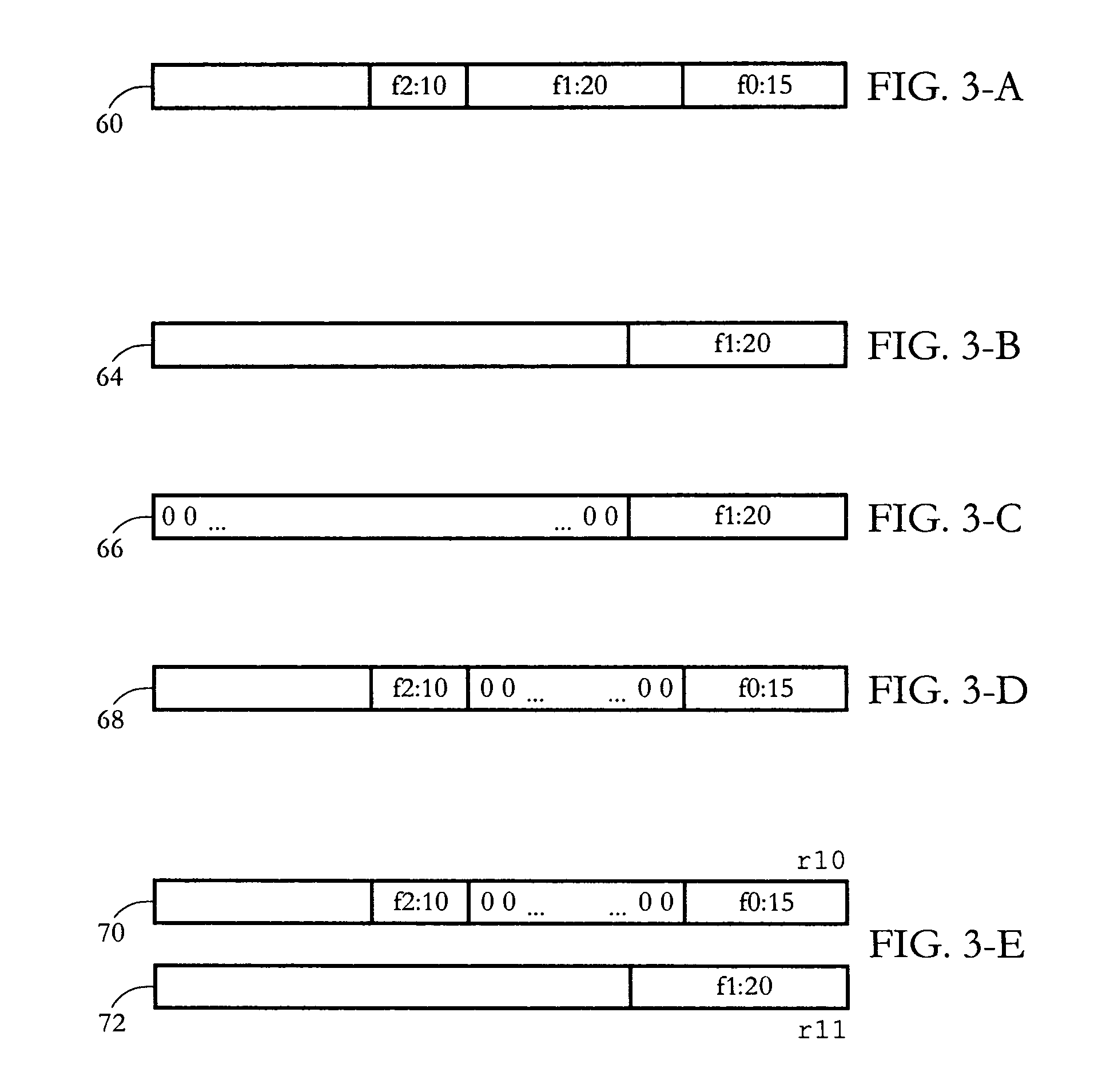 Direct hardware processing of internal data structure fields