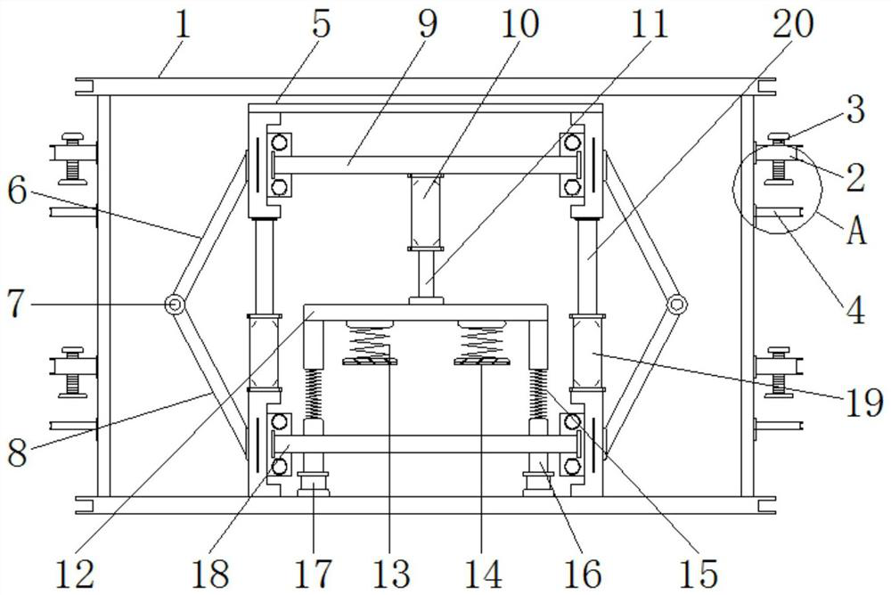 A compression adjustable power cabinet