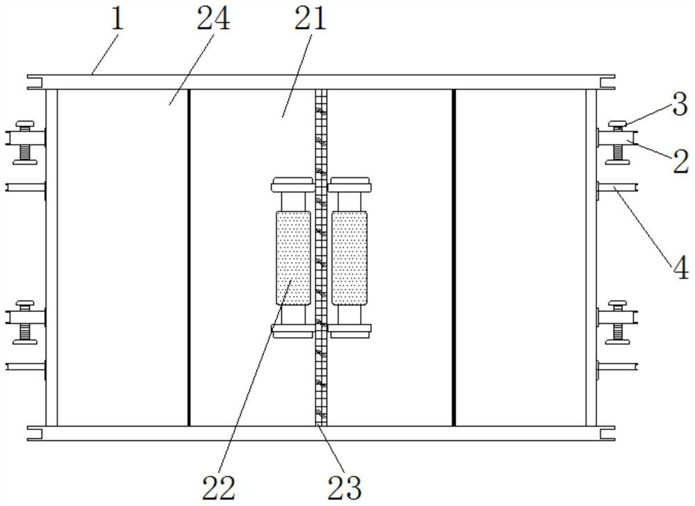 A compression adjustable power cabinet