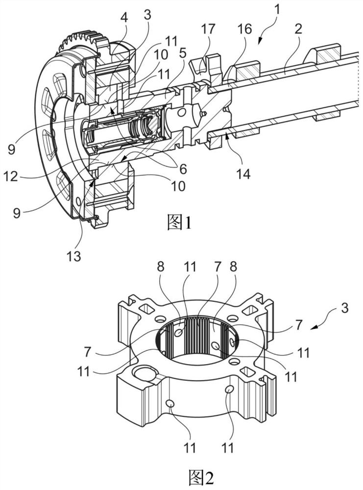 Camshaft adjuster and camshaft adjuster device