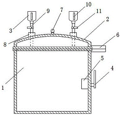 Novel efficient high-pressure reaction kettle