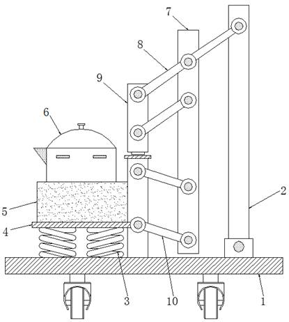 Device for pouring out small amount of liquid metal multiple times based on reciprocating motion