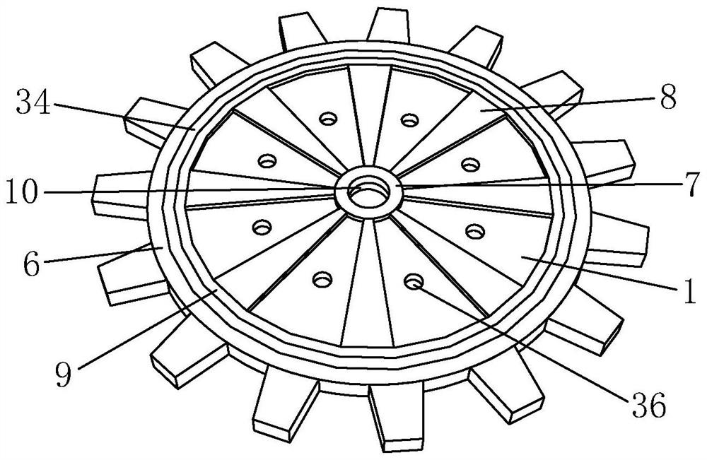 Manufacturing method of high-strength gear for forklift axle reduction gearbox