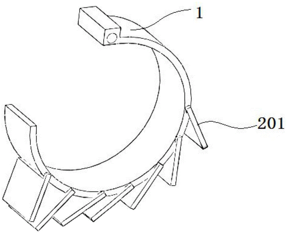 c-type robot leg mechanism