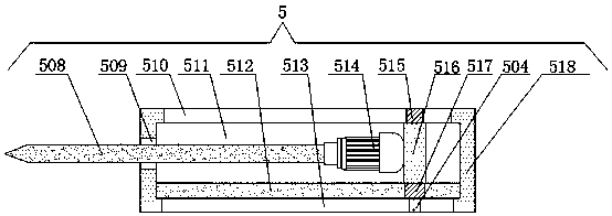 A kind of excavation depth adjustable tunnel drilling equipment and its construction method