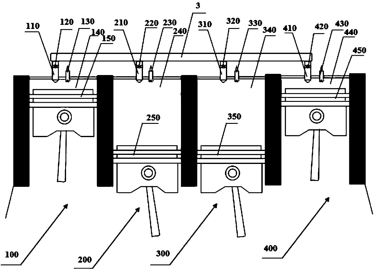 Engine cycle ignition energy-saving device and engine and cycle ignition method thereof