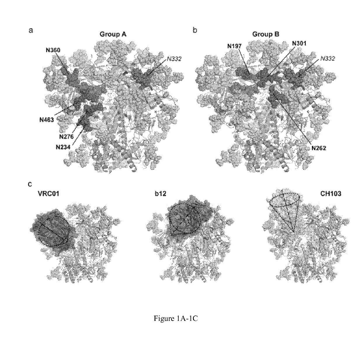 N-glycan deleted hiv-1 envelope glycoprotein trimers