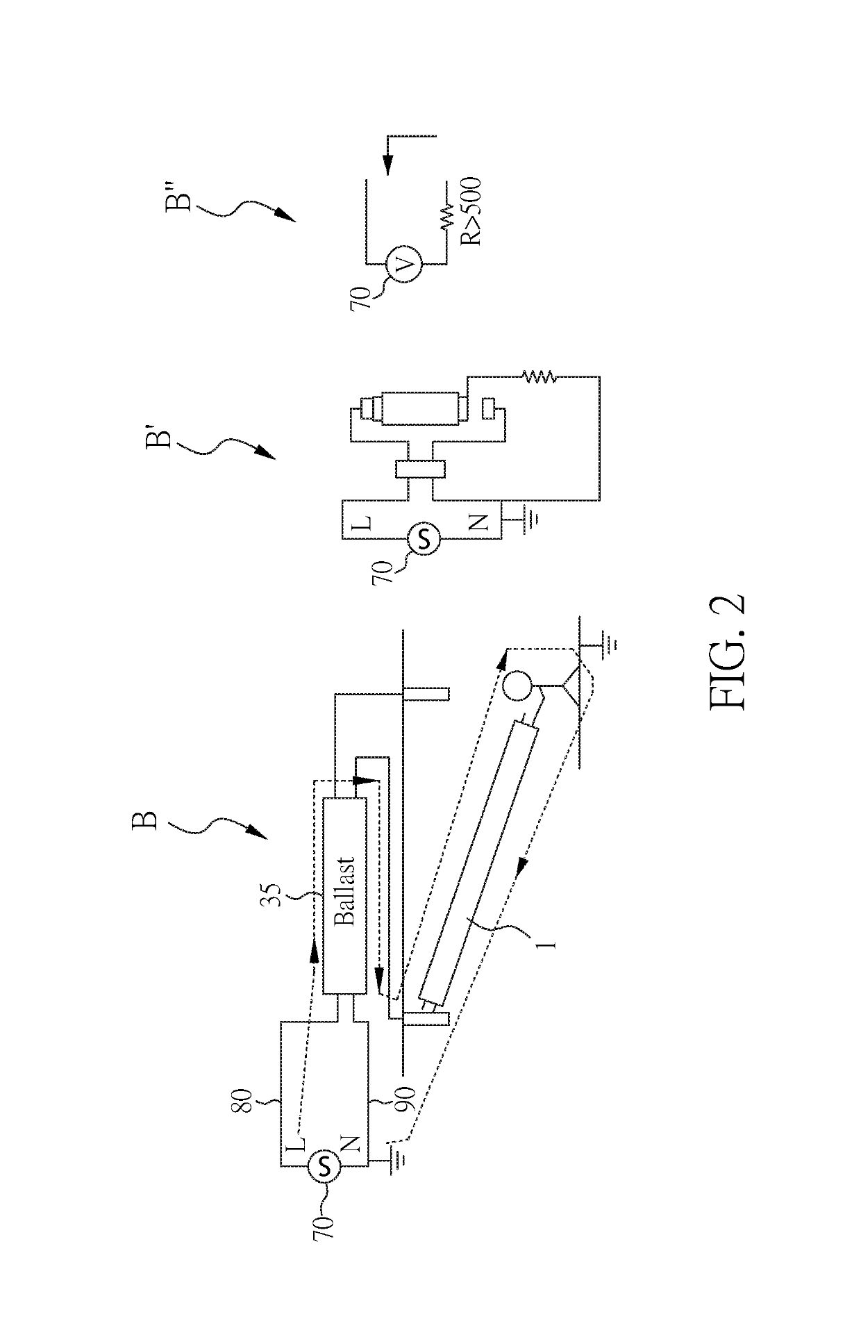 Power line resistance sensing device