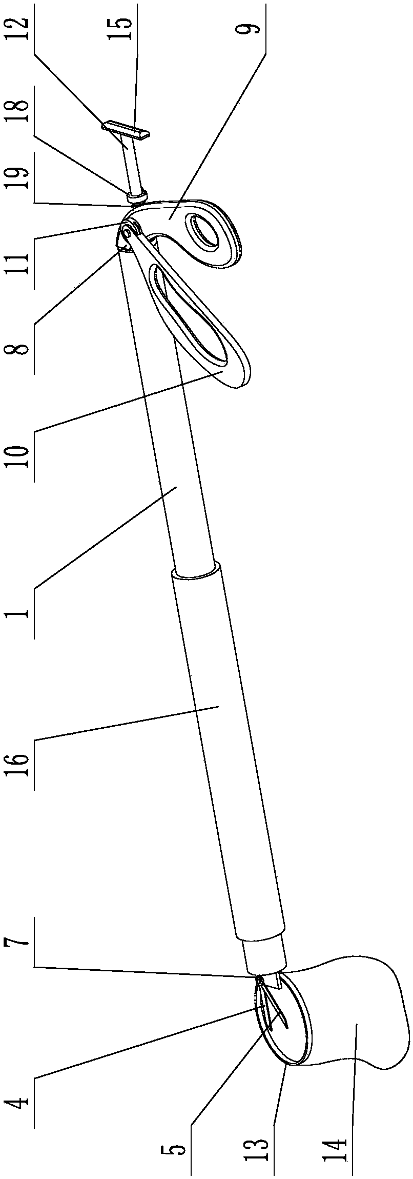 Specimen take-out device under laparoscope