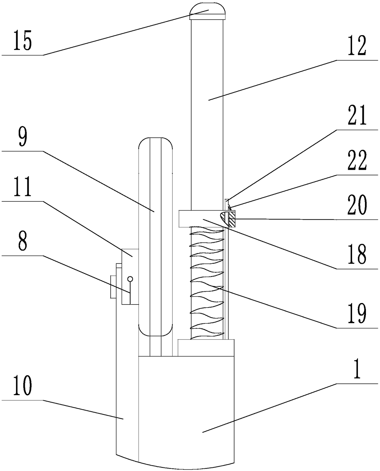 Specimen take-out device under laparoscope