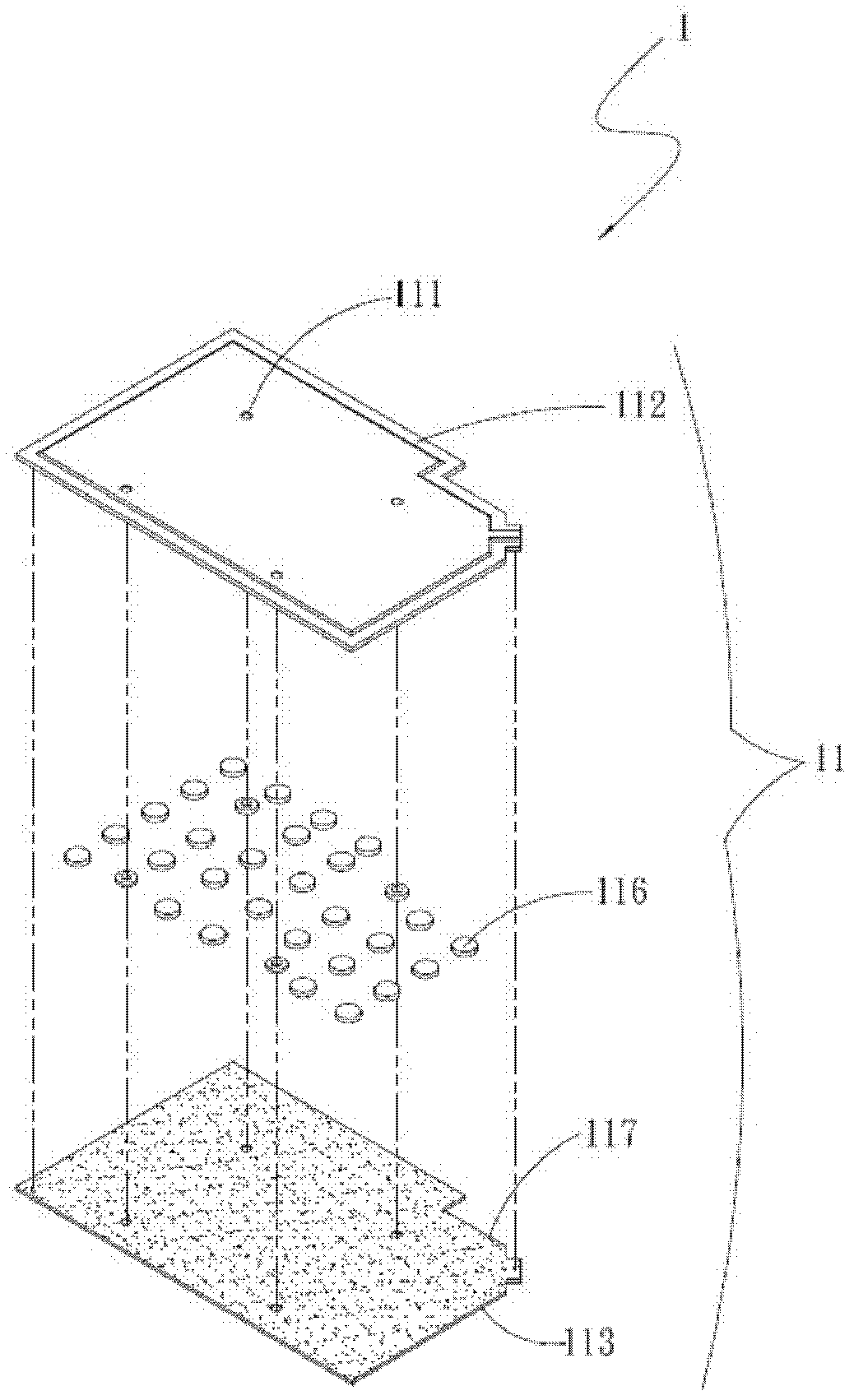 Radiating device and manufacturing method thereof