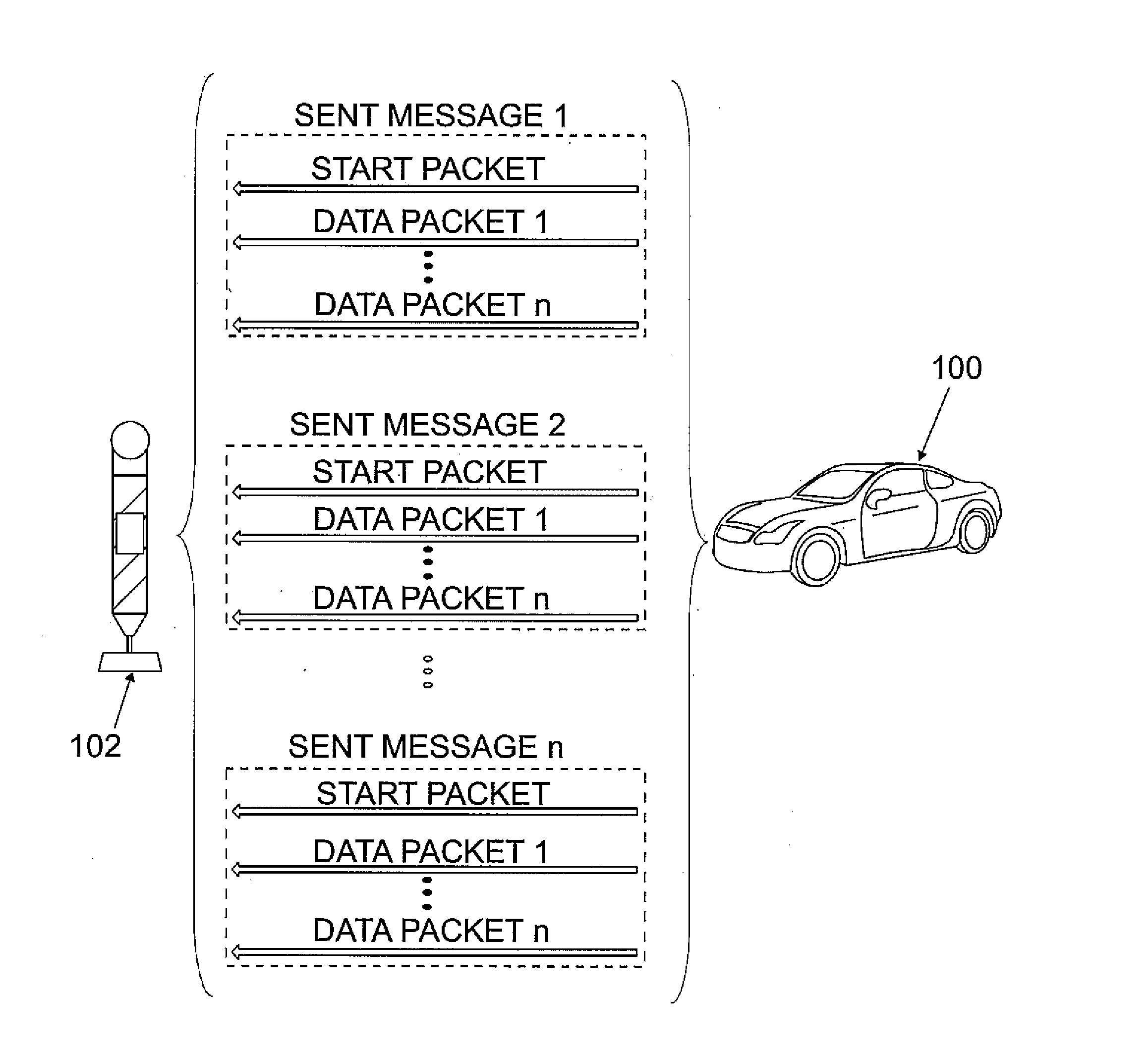 System and method for the access to information contained in motor vehicles