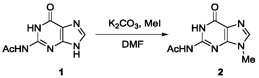 A kind of method utilizing carbon-hydrogen bond activation to synthesize acyclovir and ganciclovir