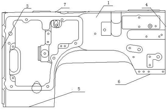 A processing technology of sewing machine head