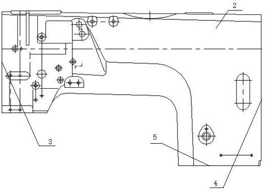 A processing technology of sewing machine head