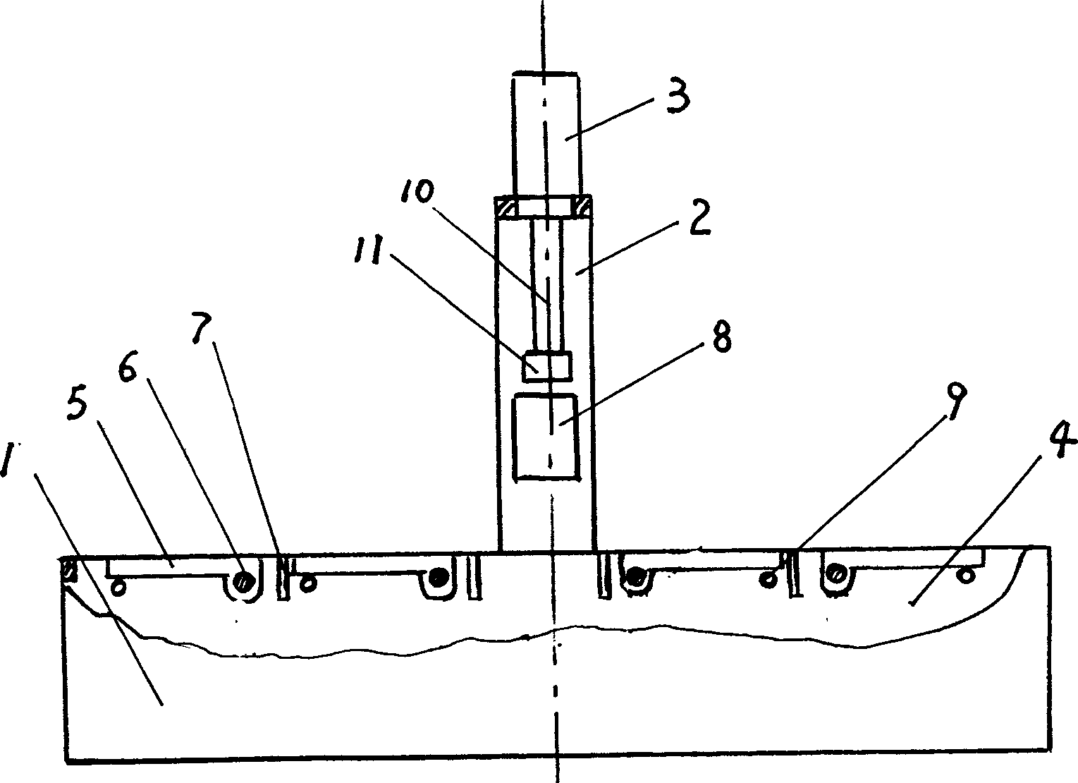 Method for straightening cross-beam of car and apparatus thereof