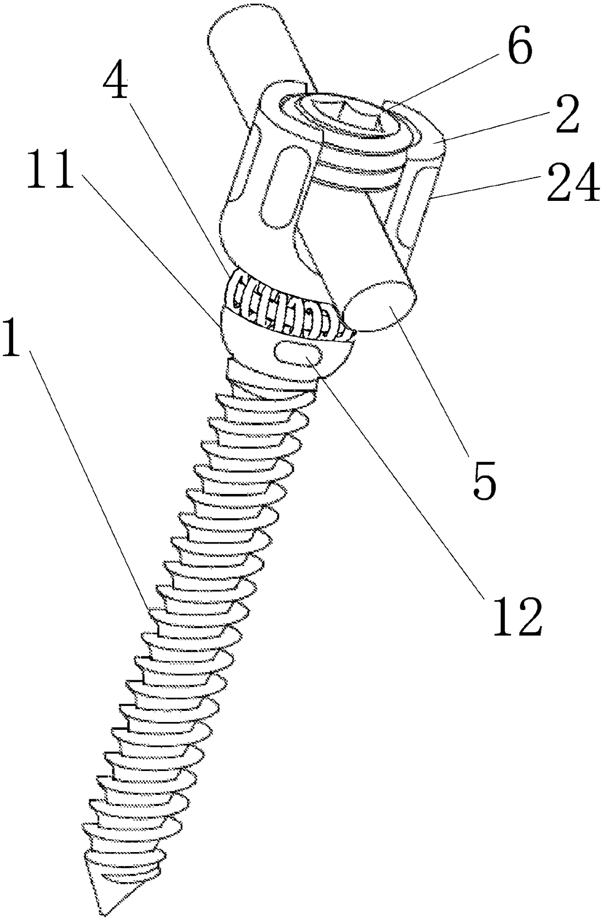 Connecting piece with fine adjusting function