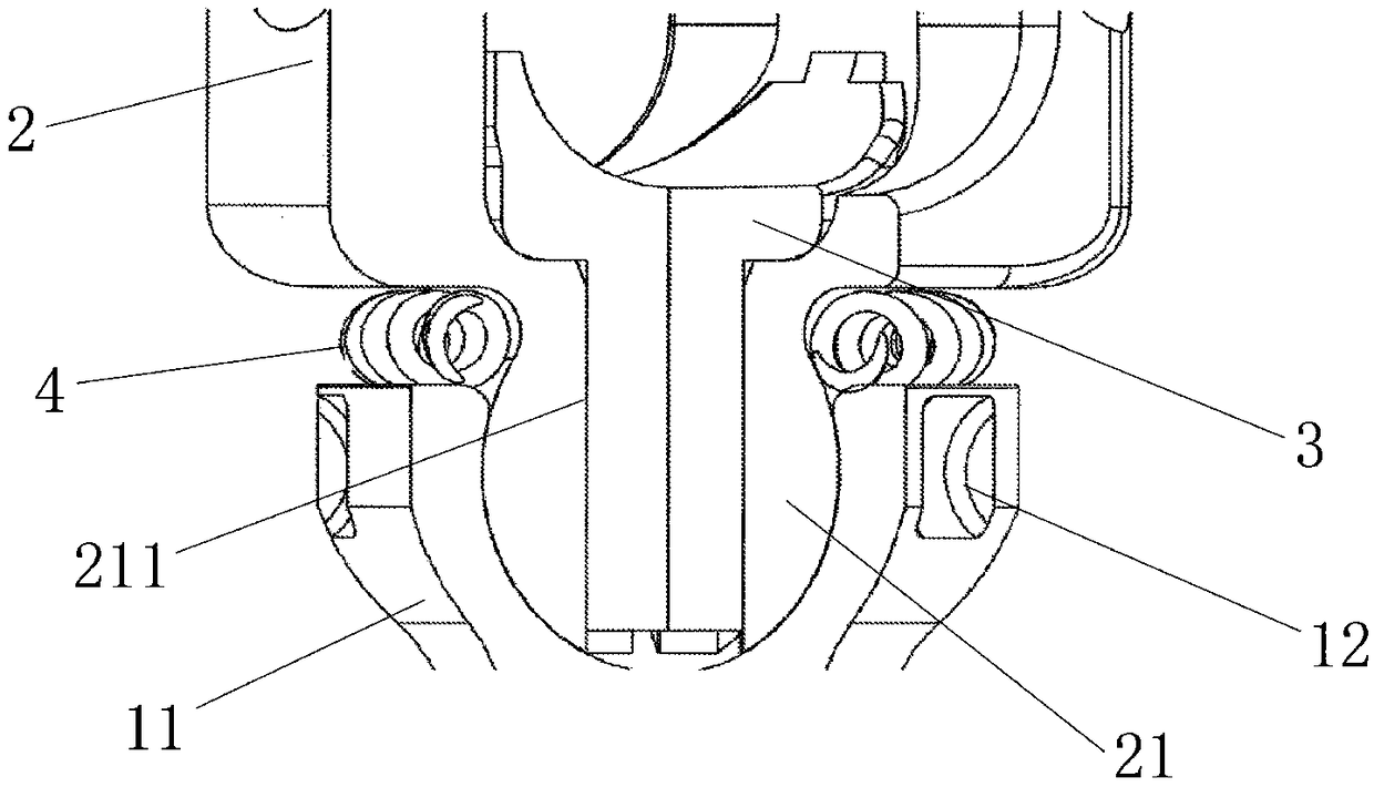 Connecting piece with fine adjusting function