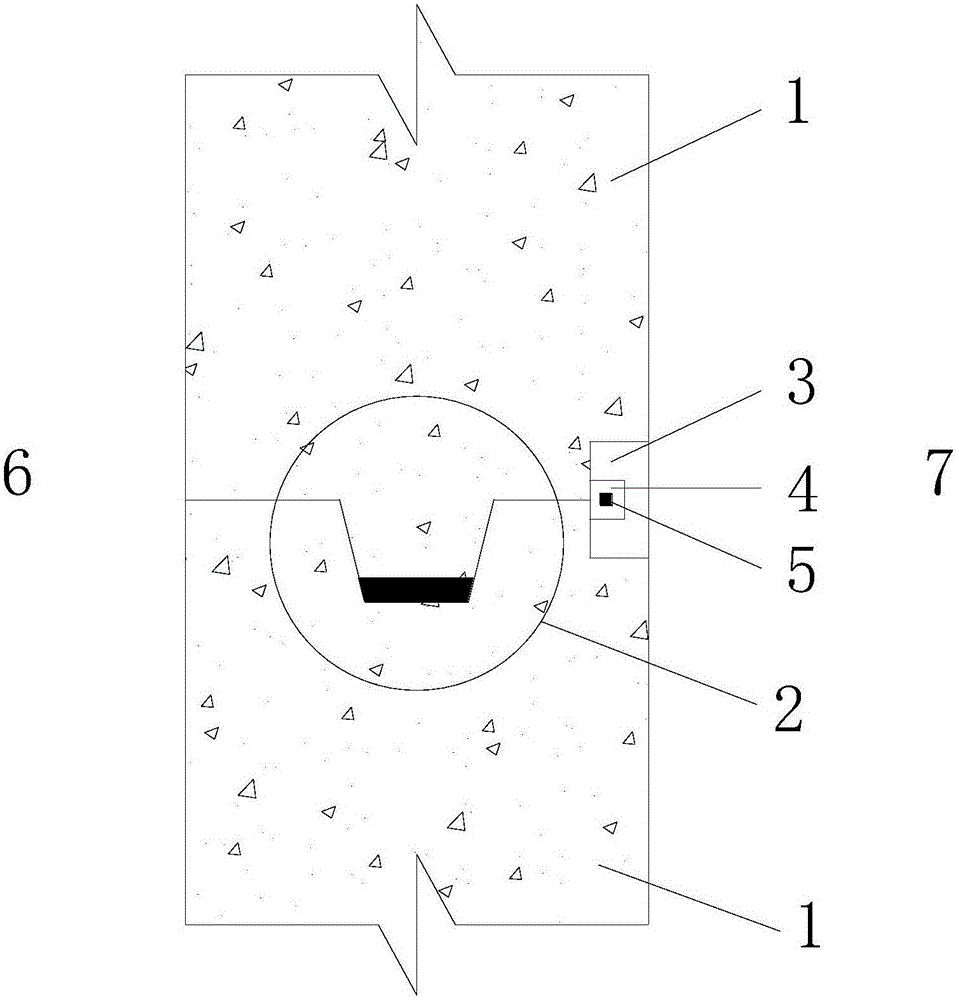 Replaceable device for monitoring water seepage of prefabricated assembly type subway station connectors