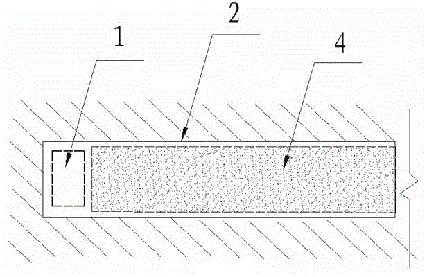 A kind of ore-rock contact surface tracing method