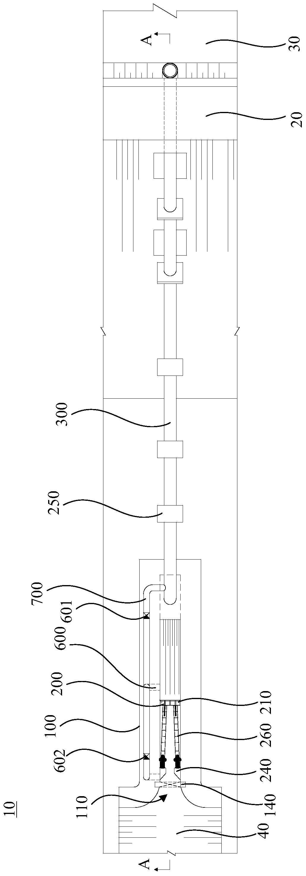 Gate valve pipe-type fish passing method
