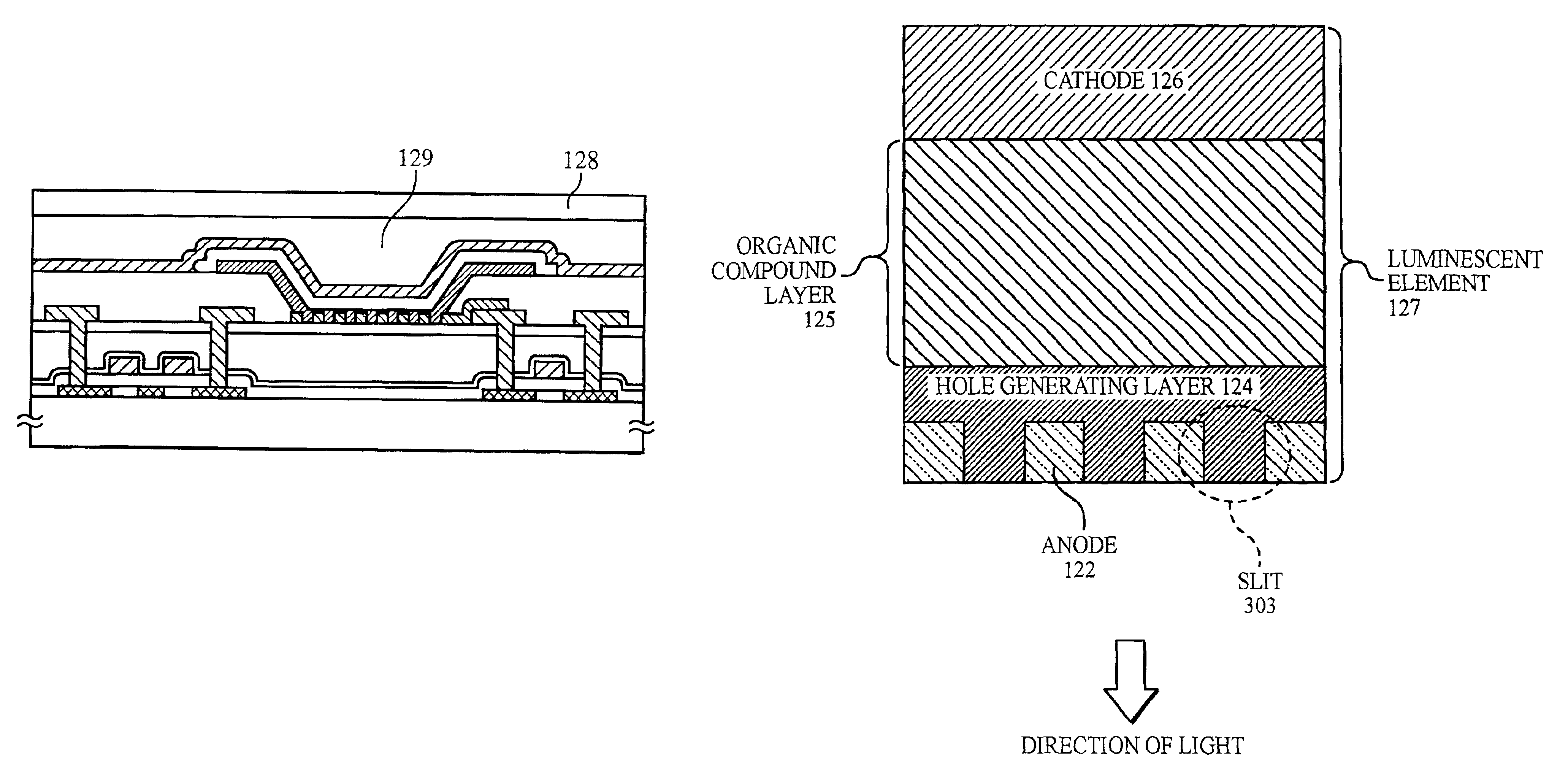 Luminescent device and process of manufacturing the same