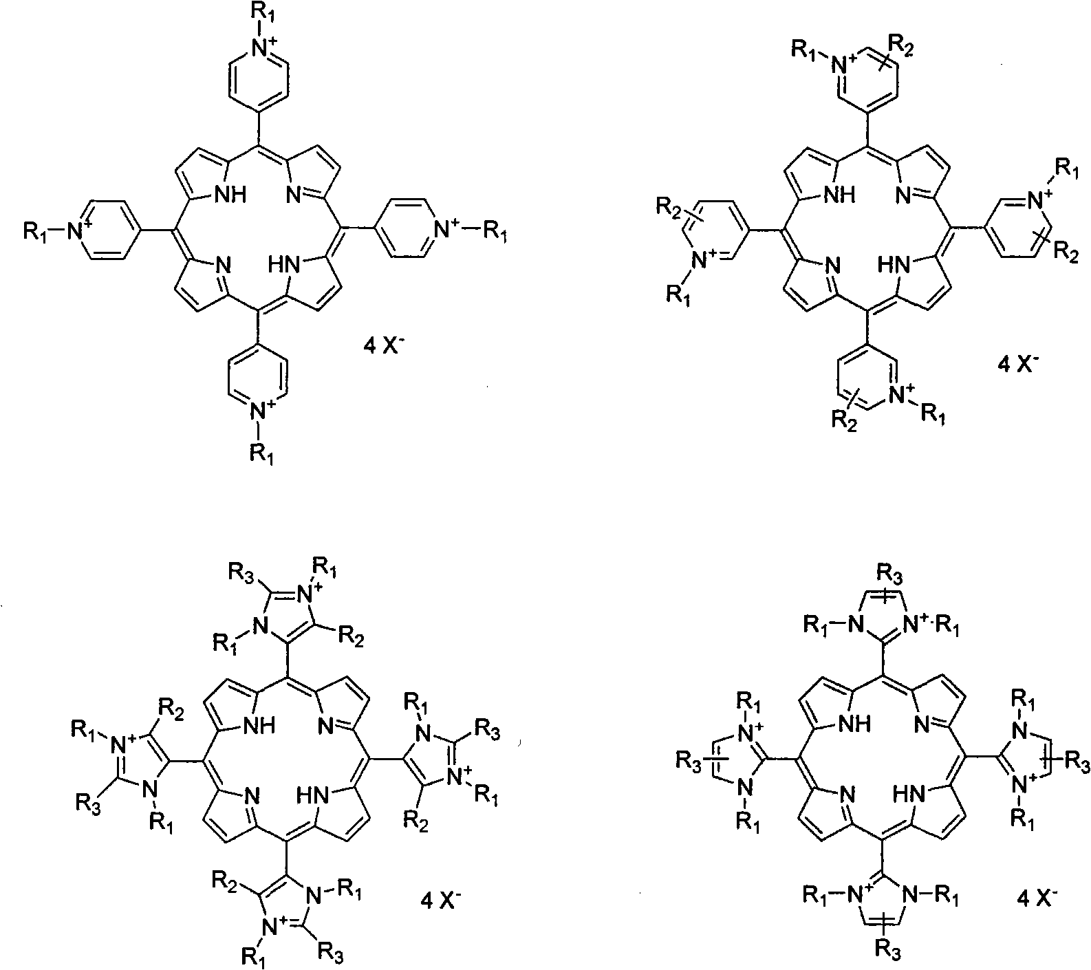 Method for synthesizing ionic type metal porphyrin