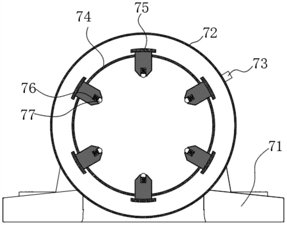 A polishing device for machining mechanical parts