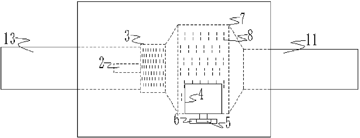 A layered cotton opening device for textile