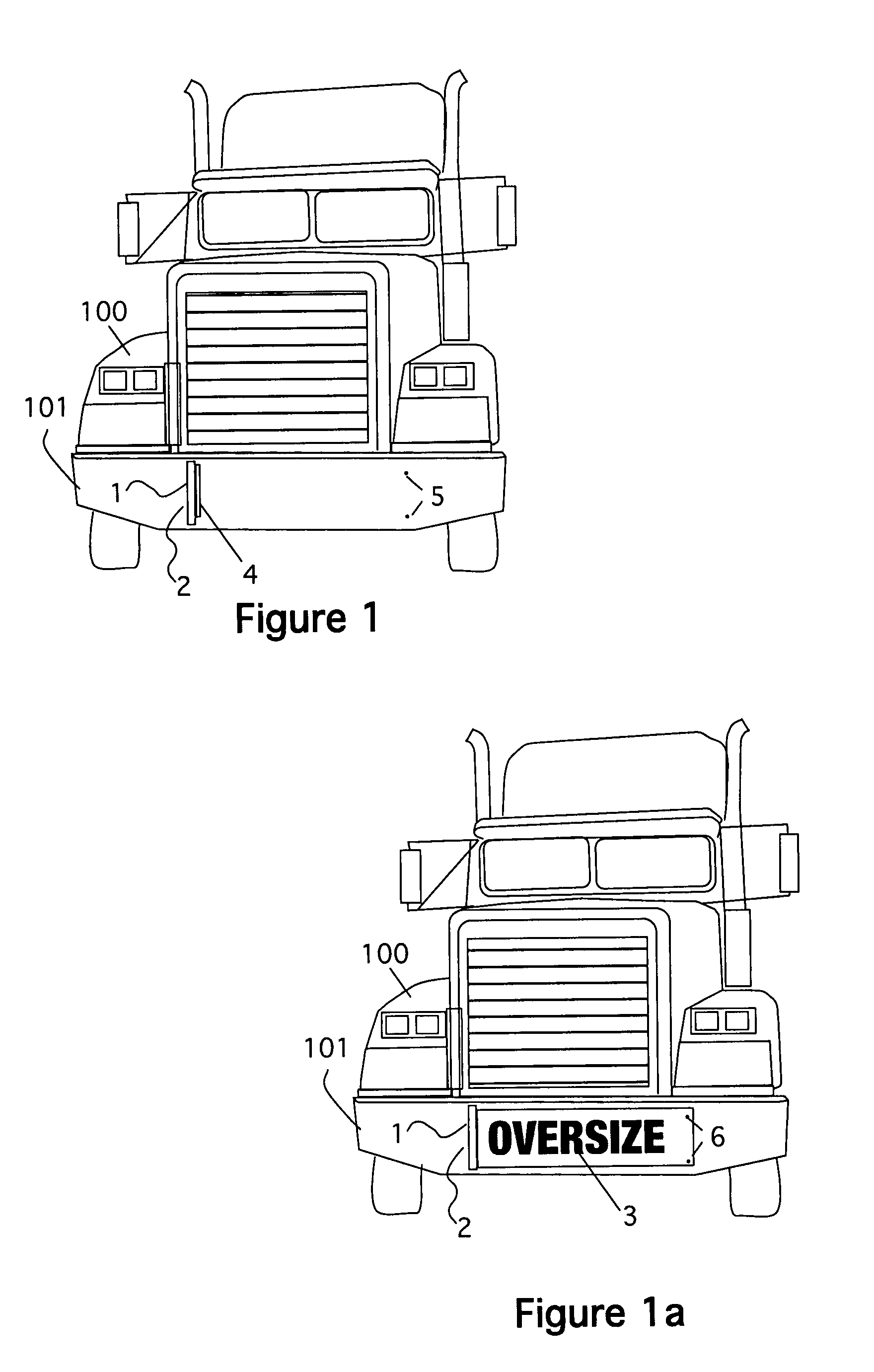 Self-contained warning sign carrier for vehicles