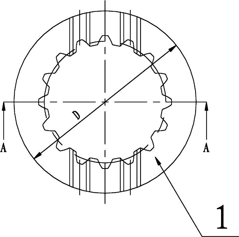 High-precision double-sided grinding method and machine of annular parts with unequal areas of two end surfaces
