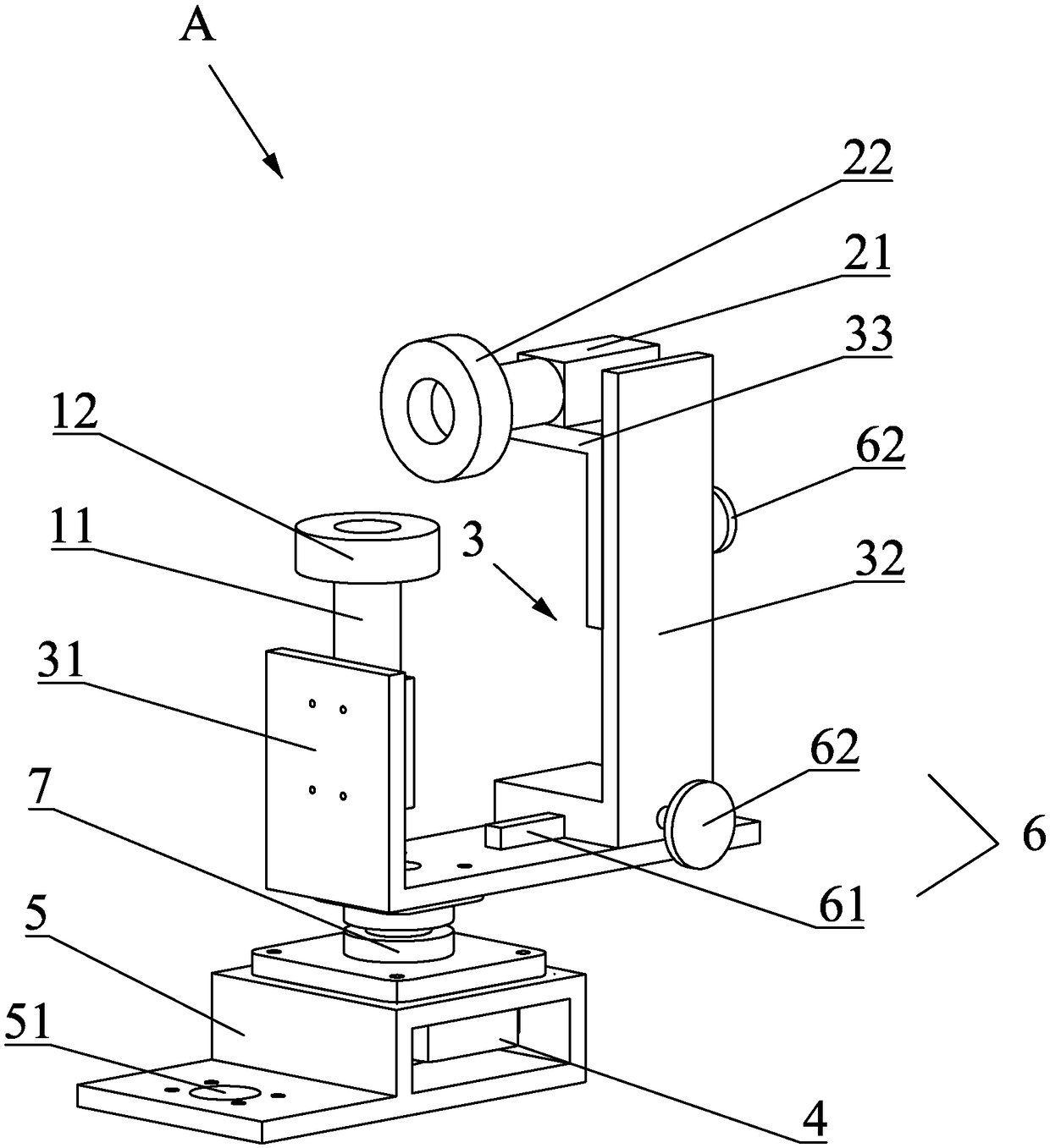 On-machine vision detecting method of rotating cutting tool and detecting device thereof