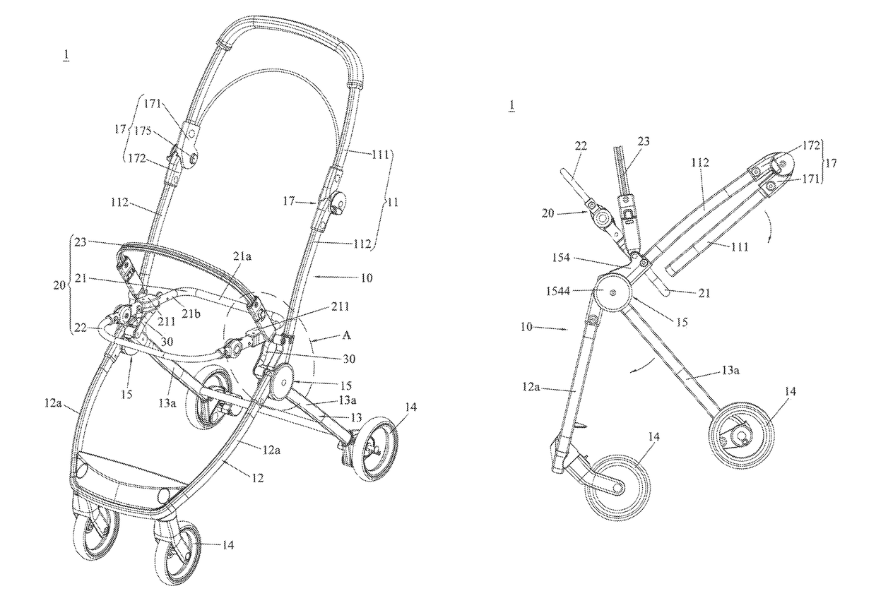 Infant stroller apparatus
