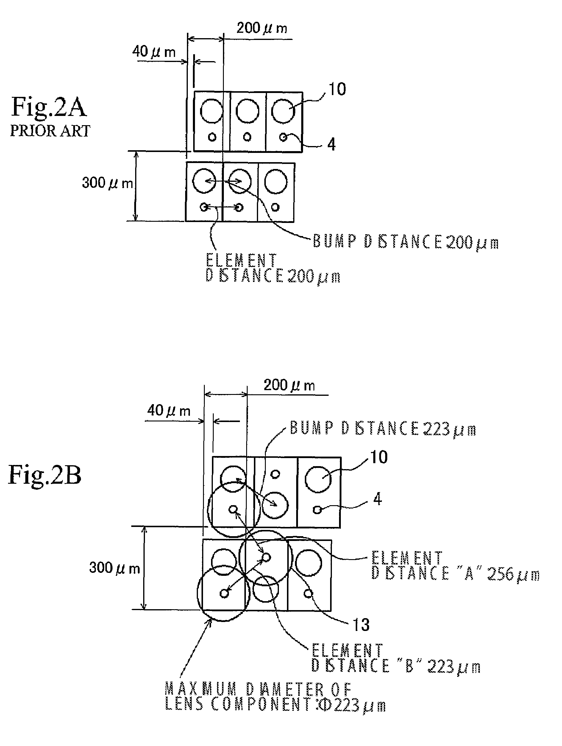 Photo-electric conversion apparatus with alternating photoelectric conversion elements