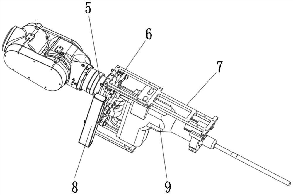 Multi-degree-of-freedom reverse hole forming robot