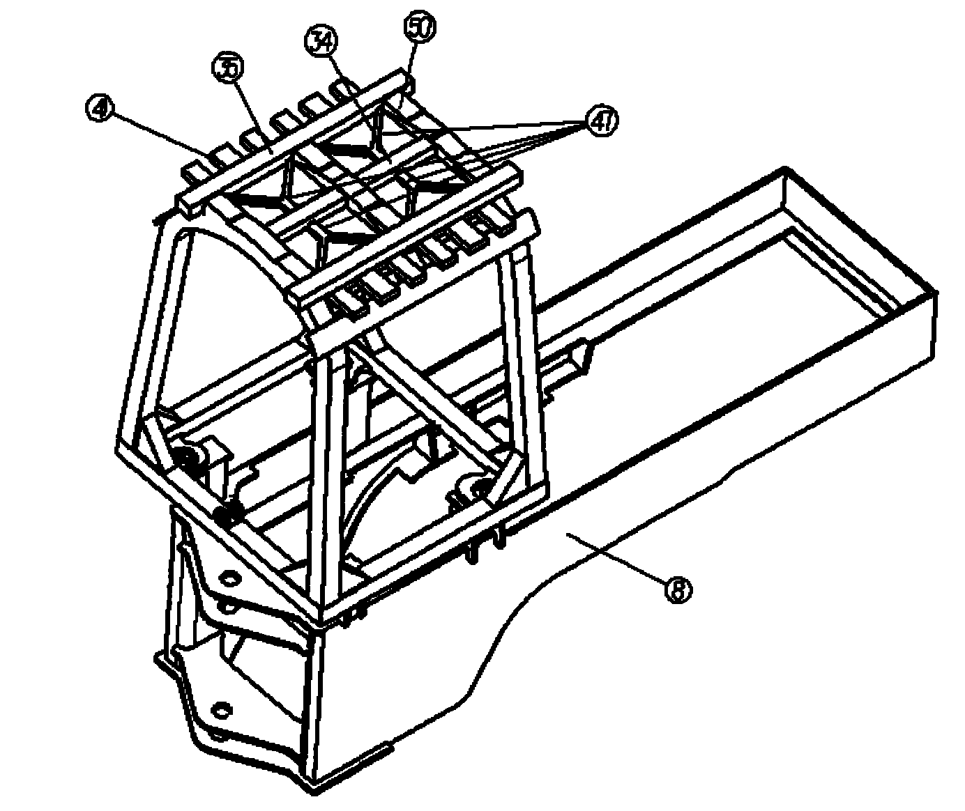 Roll-over protective device of engineering vehicles based on continuous shearing and energy absorption