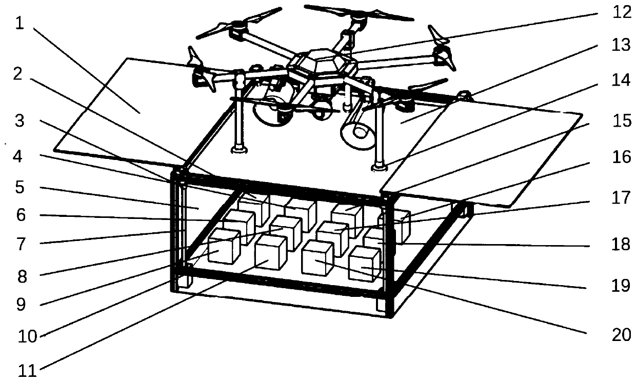 Emergency unmanned aerial vehicle and control system thereof