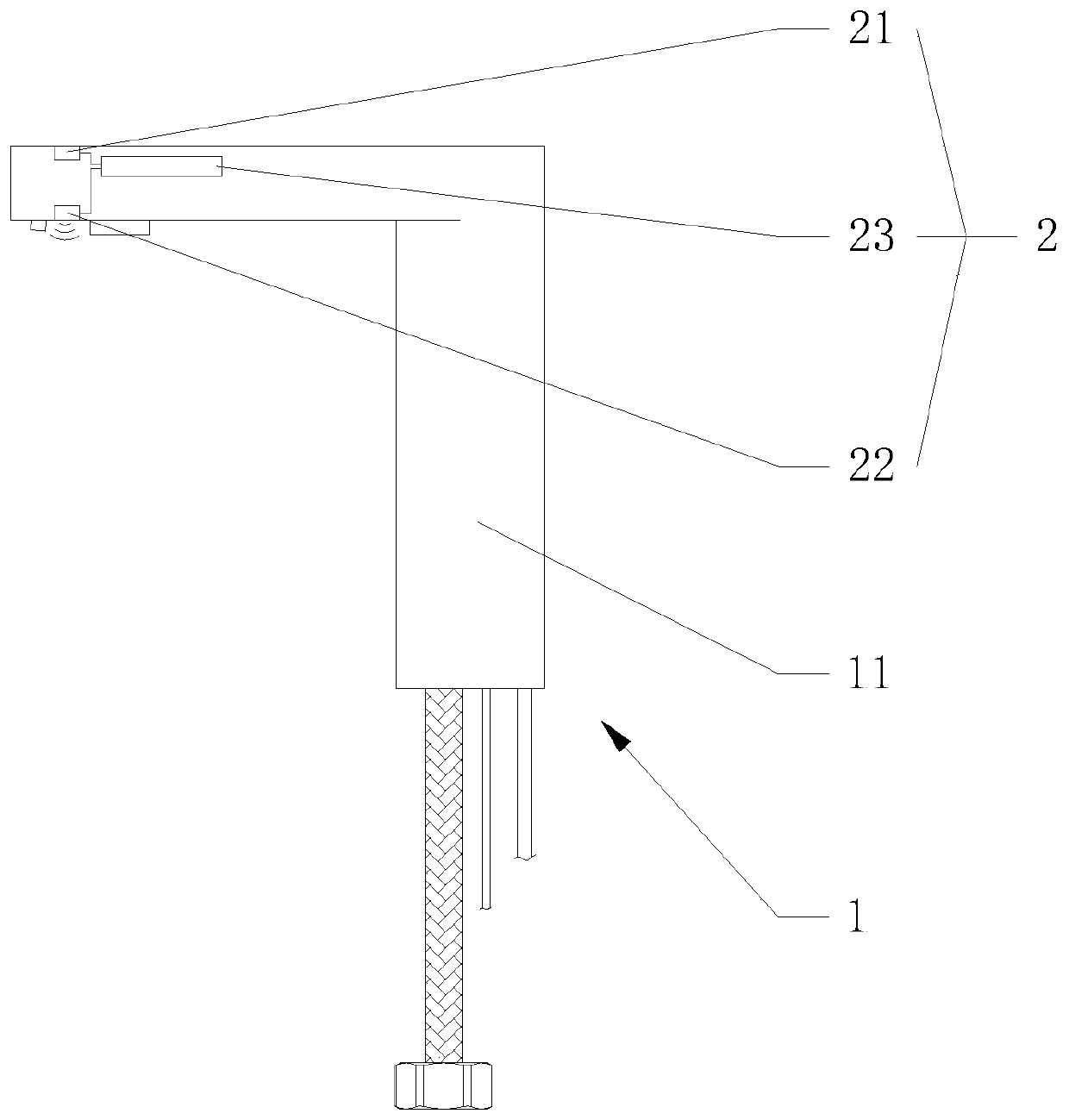 Modular double-pump type liquid supply faucet