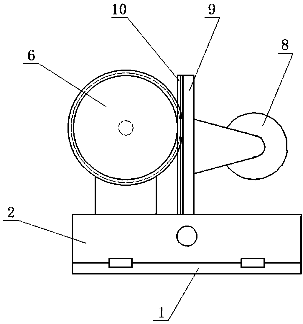 Winding device of drawbench