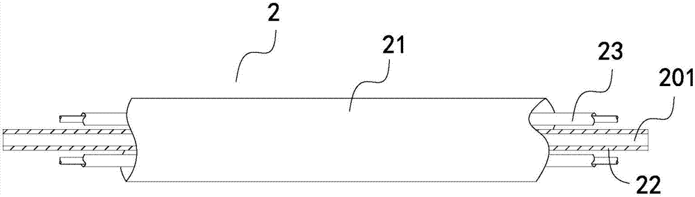 Electric push rod used for solar photo-thermal power generation