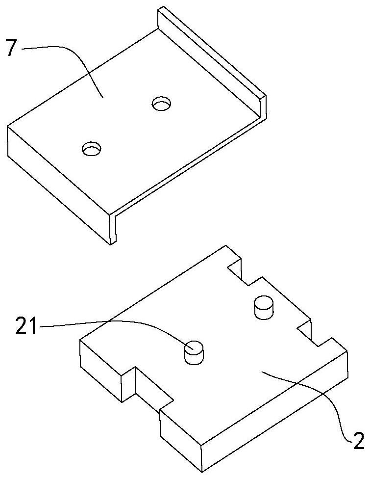 Multi-station multi-hole tapping device for door lock fixing plate